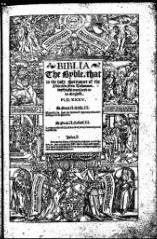 Title Page of Coverdale's Bible