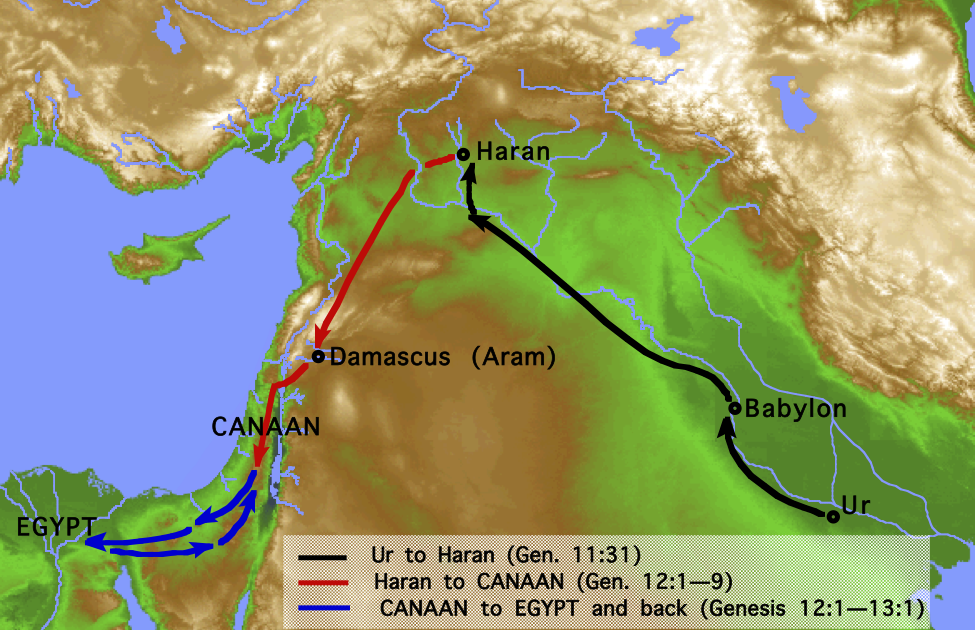 Abraham S Journey Map Google Search Bible Mapping Bib - vrogue.co