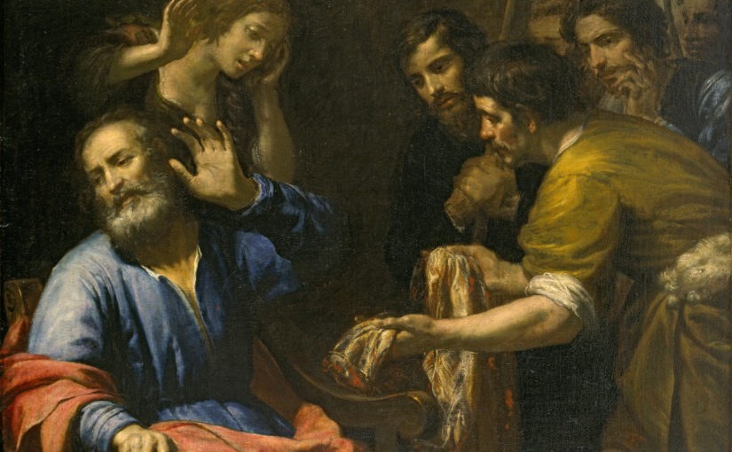 Joseph's Coat Brought to Jacob, by Giovanni Andrea de Ferrari